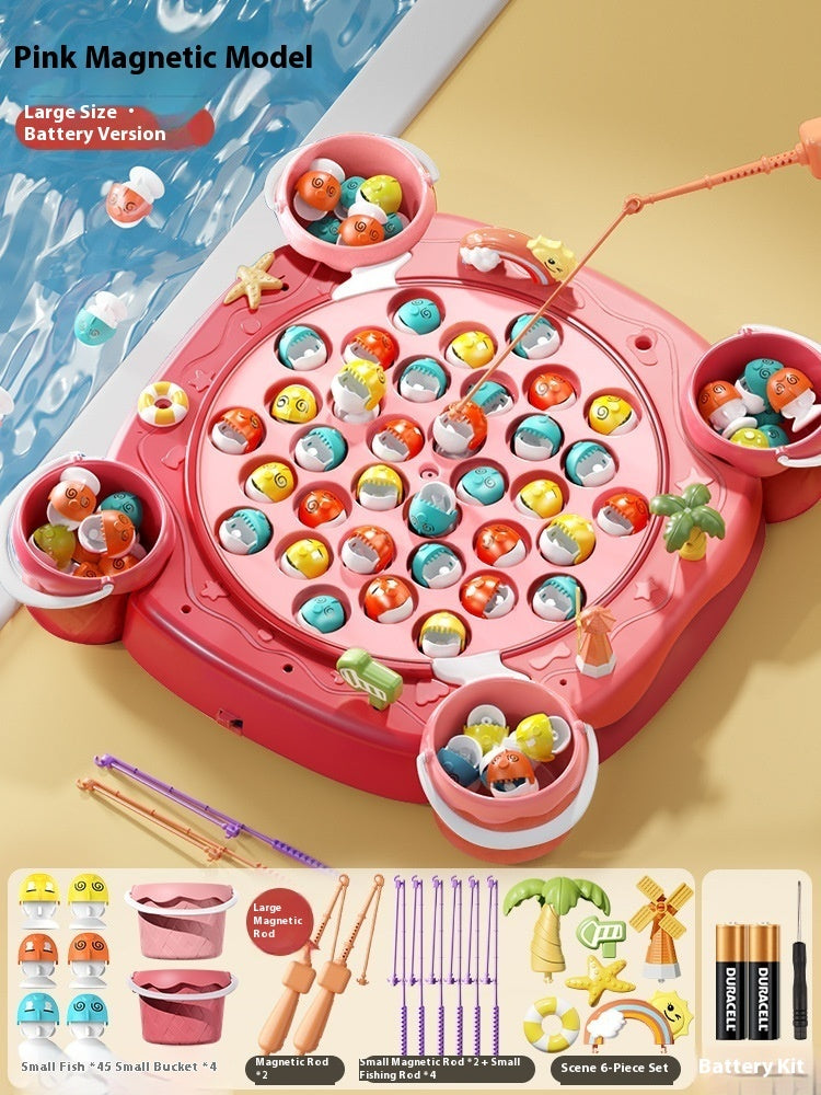 Baby Educational Electric Magnetic Fishing Toys