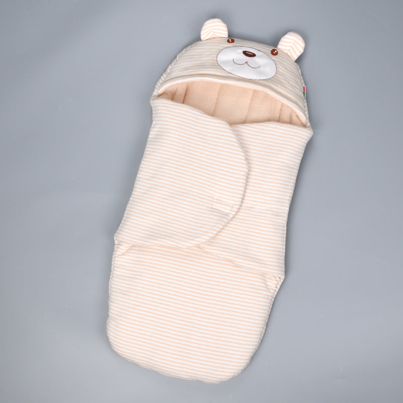 Newborn Cotton Swaddle Sleeping Bag Anti-Kick Blanket