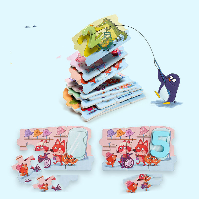 Wooden Numbers & Letters Educational Toy