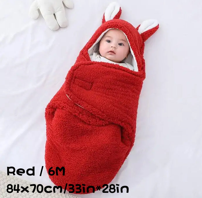 Soft Fleece Newborn Swaddle Sleeping Bag Blanket
