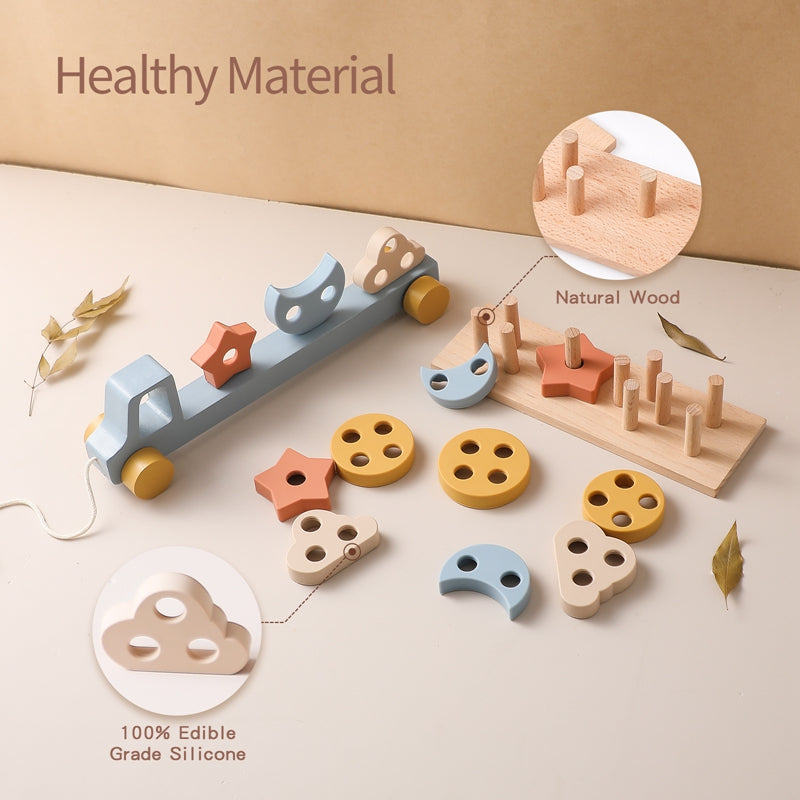 Baby Pull & Glide Cognitive Toy