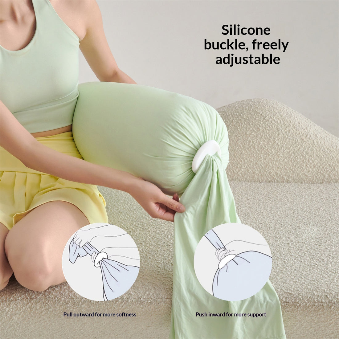 Multifunctional Skin-Friendly Side Sleeping Maternity Pillow