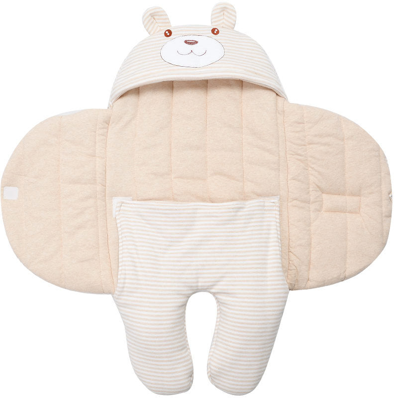 Newborn Cotton Swaddle Sleeping Bag Anti-Kick Blanket