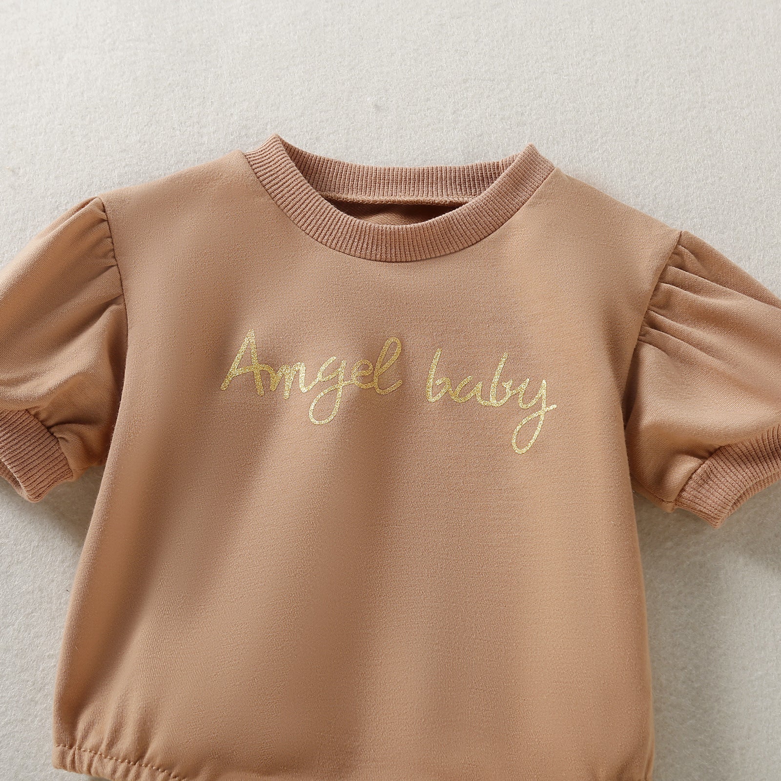 Baby Half Sleeve Triangle Rompers