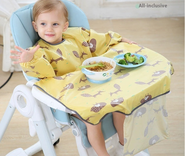 Baby Dining Chair Bib Cover Anti-Dirty Feeding Gown