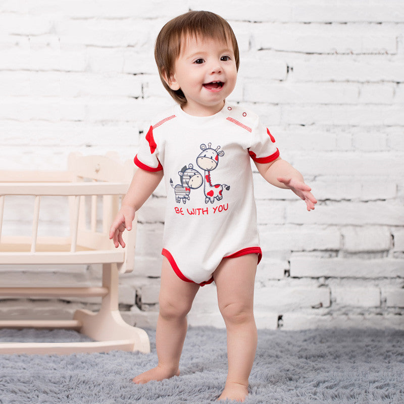 Baby Short-sleeved Fart Clothes