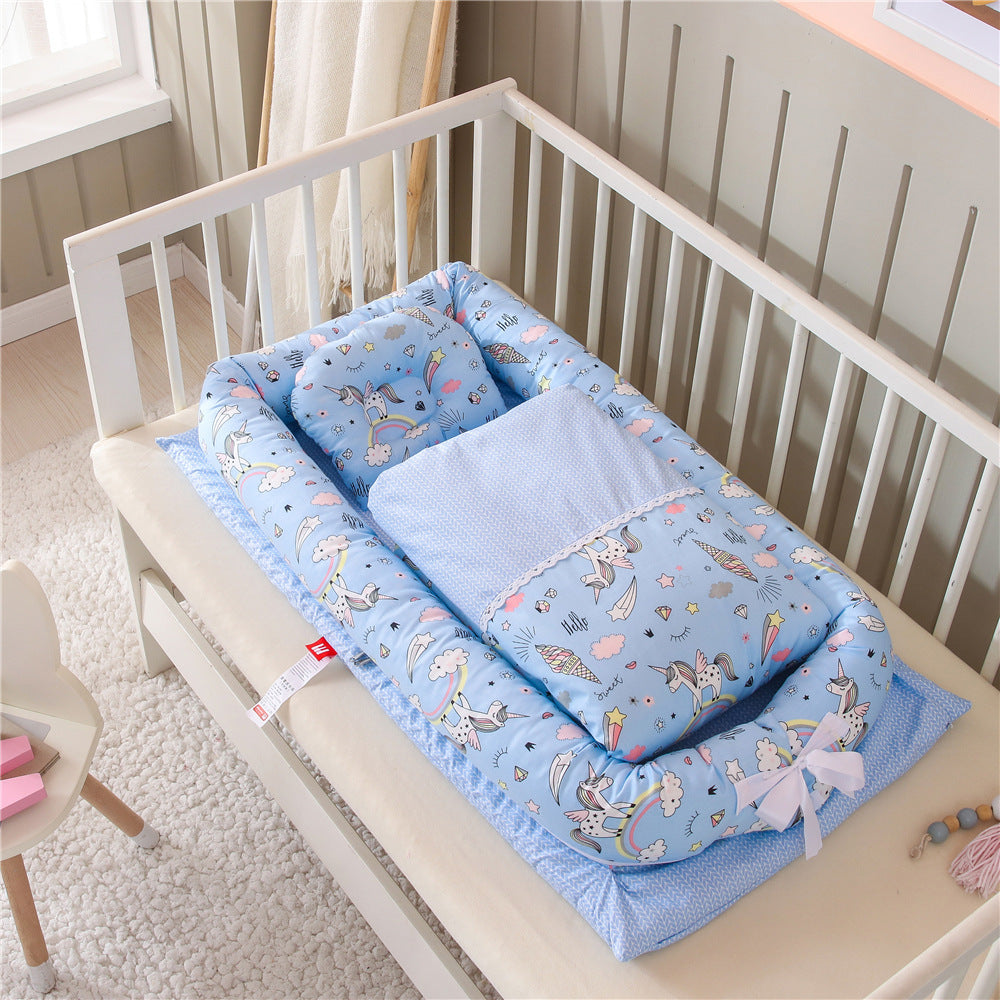 Portable Foldable Newborn Crib Bionic Travel Bed
