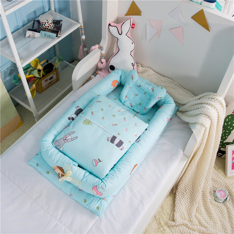 Portable Foldable Newborn Crib Bionic Travel Bed