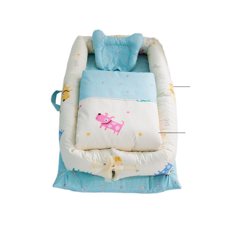 Portable Foldable Newborn Crib Bionic Travel Bed