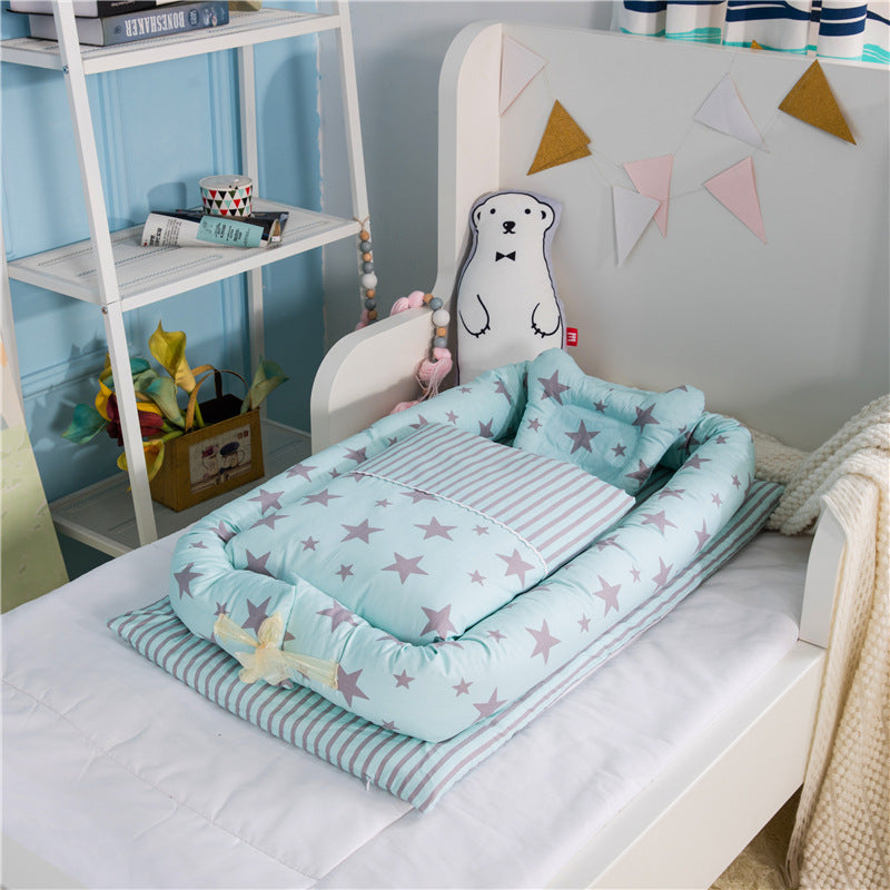 Portable Foldable Newborn Crib Bionic Travel Bed