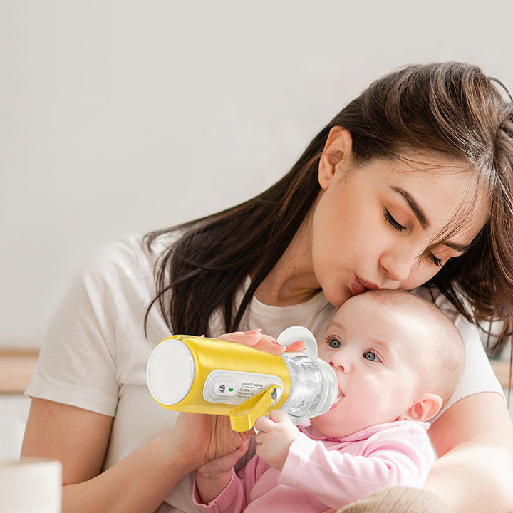 USB Heated Baby Bottle with Thermal Insulation Cover