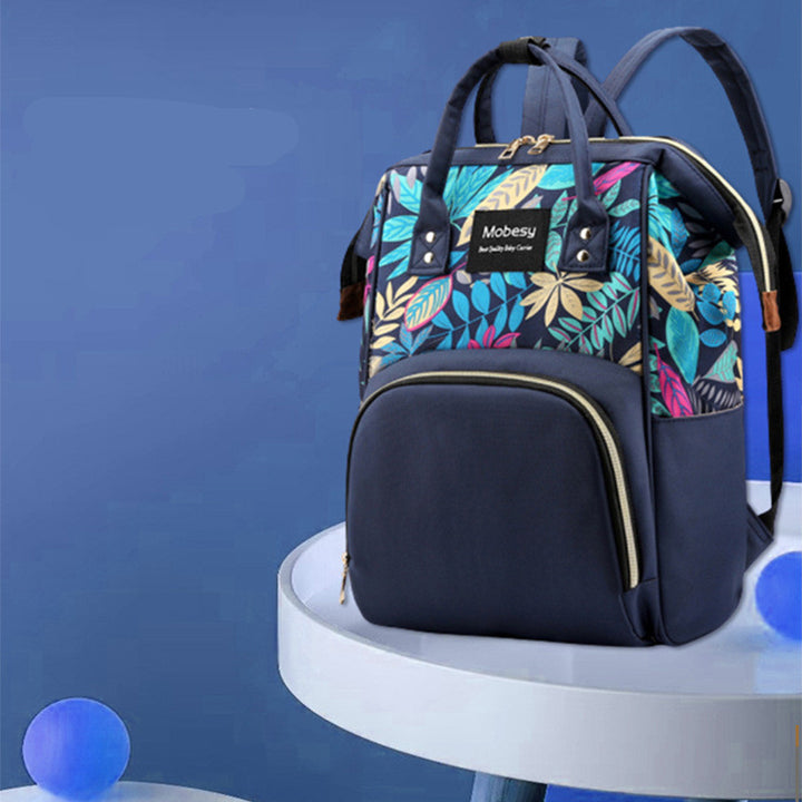 Multifunctional Baby Diaper Backpack Bottle Storage Bag