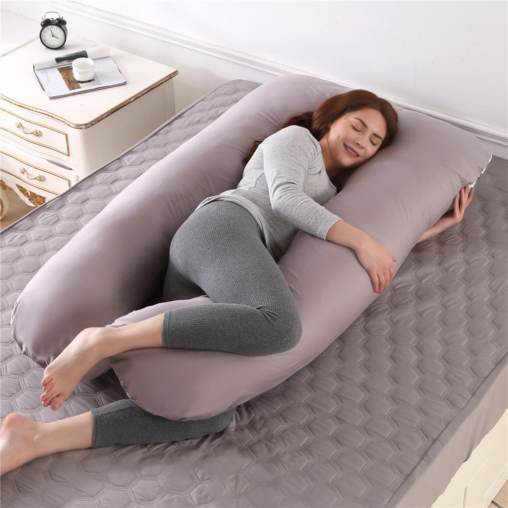 U-Shaped Maternity Pillow for Side-Sleeping Pregnant Women