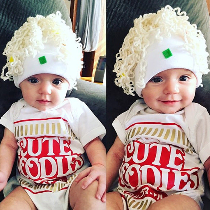 CUTE NOODLES Triangle Rompers
