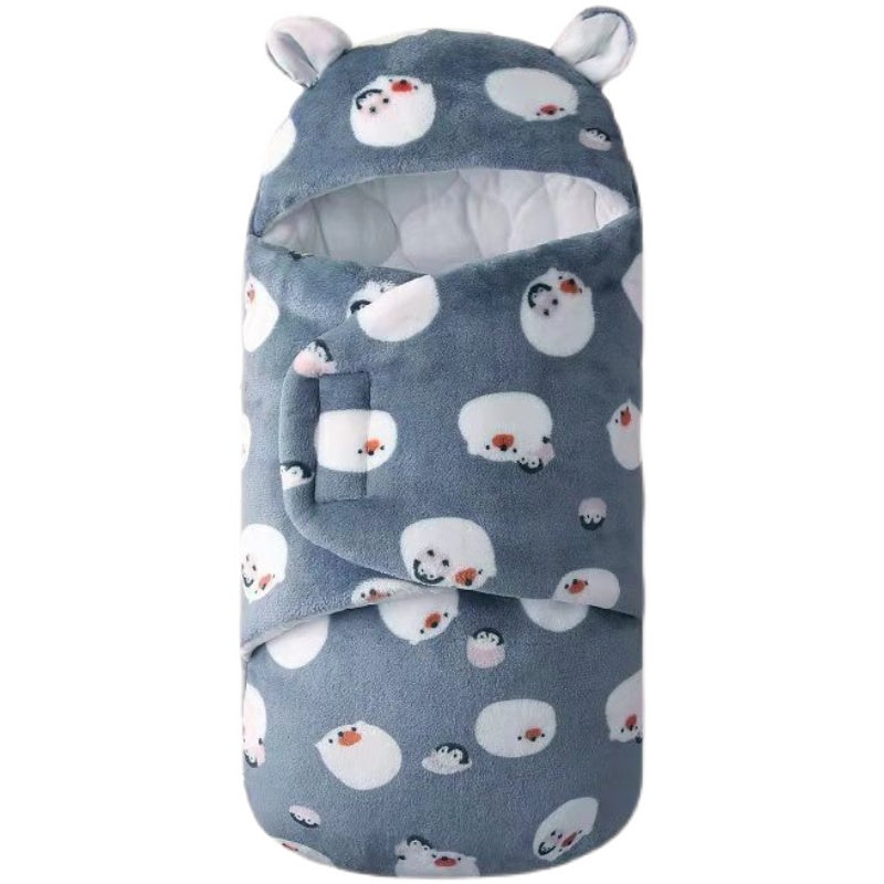 Baby Thickened Baby Quilt Sleeping Bag 2-in-1 Cotton
