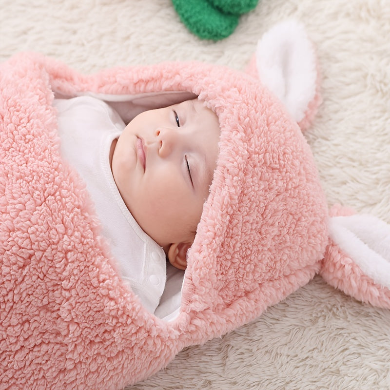 Soft Fleece Newborn Swaddle Sleeping Bag Blanket