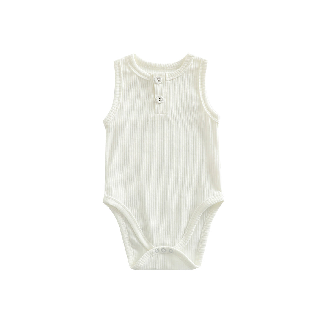 Sunken Stripe Vest Baby Pure Cotton Rompers