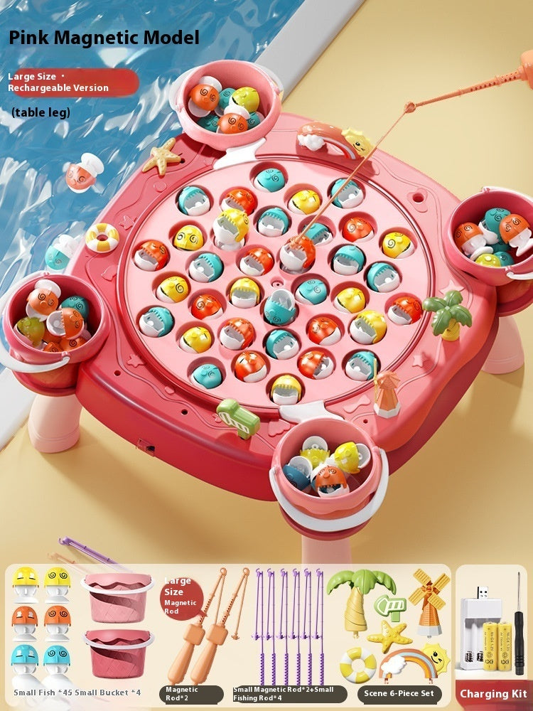 Baby Educational Electric Magnetic Fishing Toys