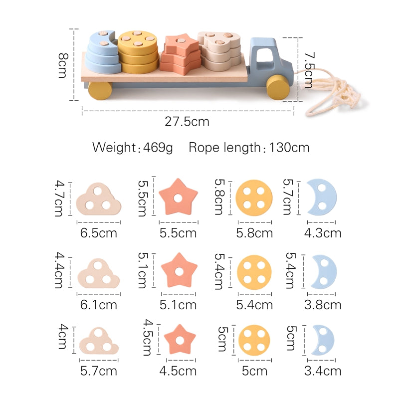 Baby Pull & Glide Cognitive Toy