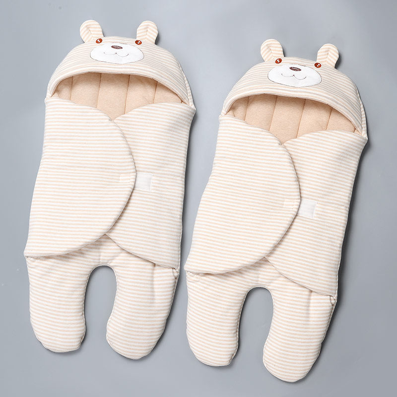 Newborn Cotton Swaddle Sleeping Bag Anti-Kick Blanket