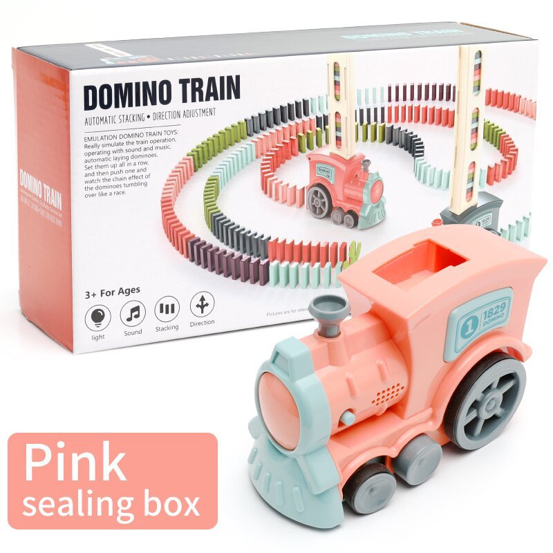 Electric Domino Train Building Toy