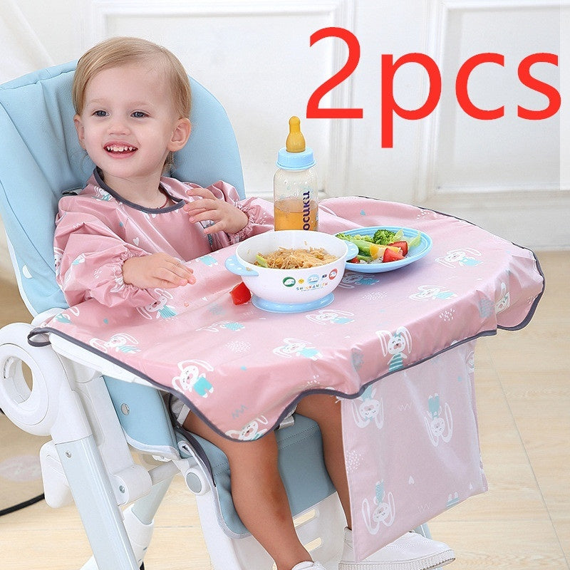 Baby Dining Chair Bib Cover Anti-Dirty Feeding Gown