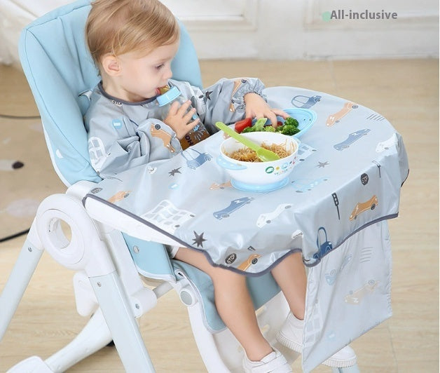 Baby Dining Chair Bib Cover Anti-Dirty Feeding Gown