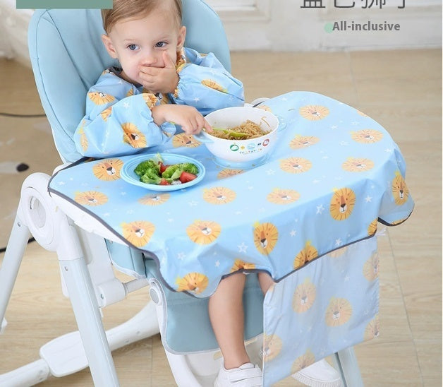 Baby Dining Chair Bib Cover Anti-Dirty Feeding Gown