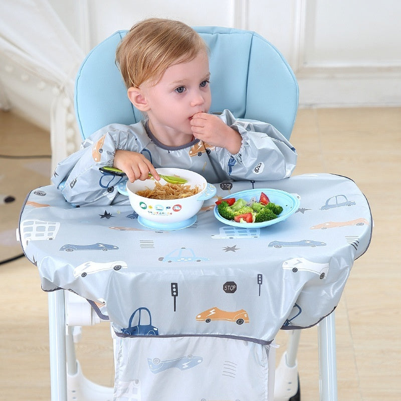 Baby Dining Chair Bib Cover Anti-Dirty Feeding Gown