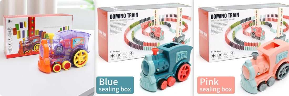 Electric Domino Train Building Toy