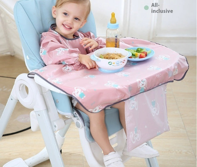 Baby Dining Chair Bib Cover Anti-Dirty Feeding Gown