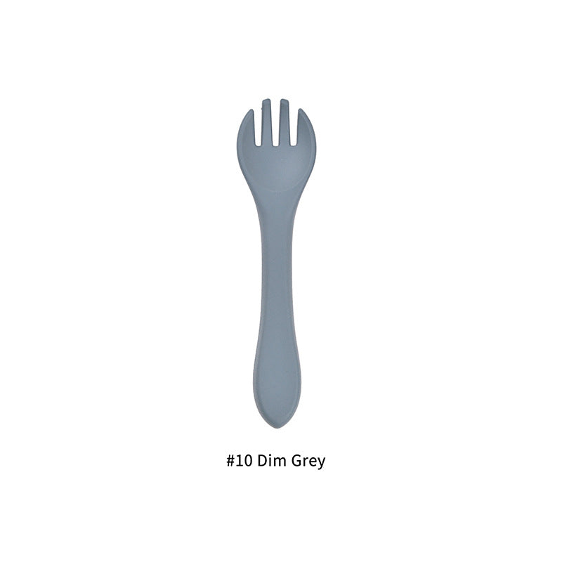 Baby Feeding Tableware Silicone Fork