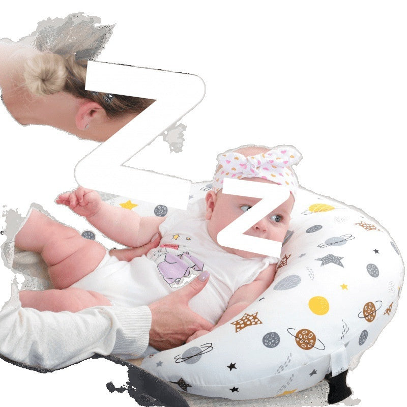 Simple Printed Baby Feeding Pillow for Pregnant Women
