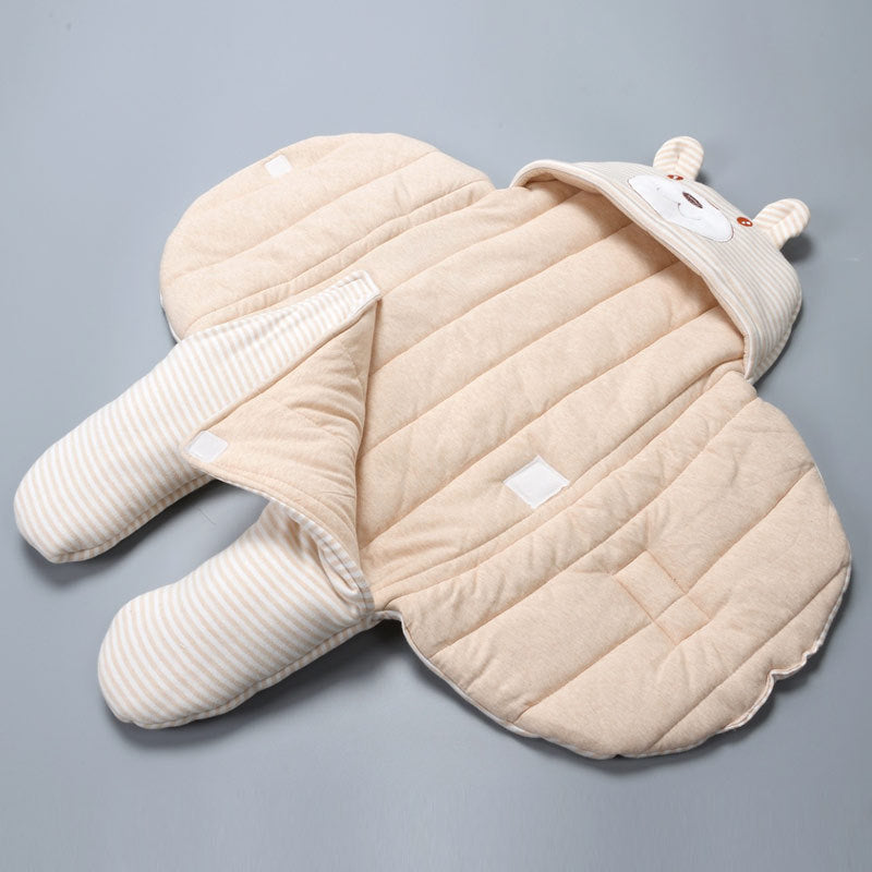 Newborn Cotton Swaddle Sleeping Bag Anti-Kick Blanket