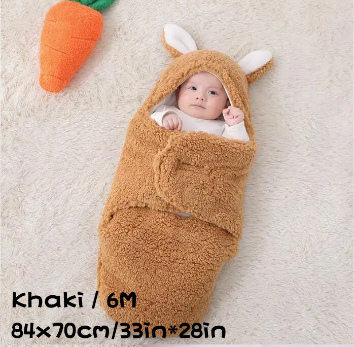 Soft Fleece Newborn Swaddle Sleeping Bag Blanket