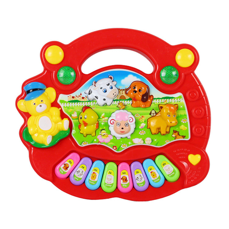 Farm Animal Musical Keyboard Educational Toy For Kids