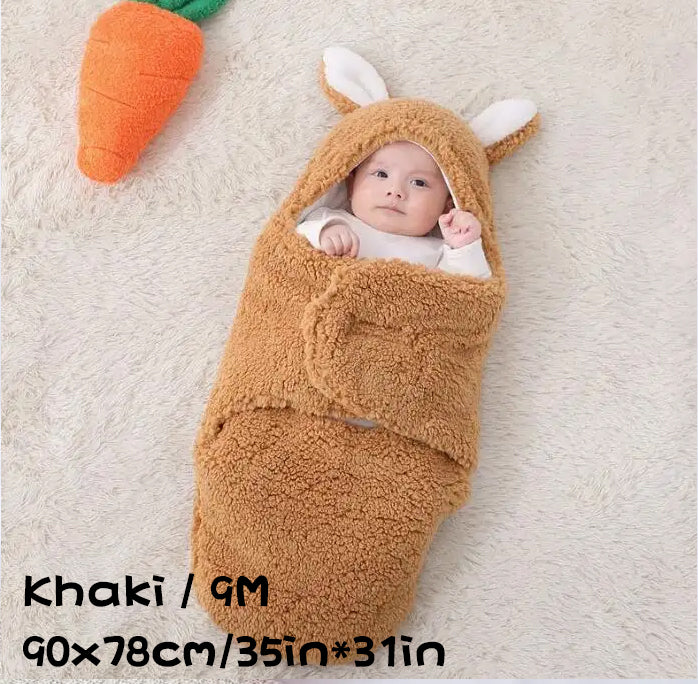 Soft Fleece Newborn Swaddle Sleeping Bag Blanket