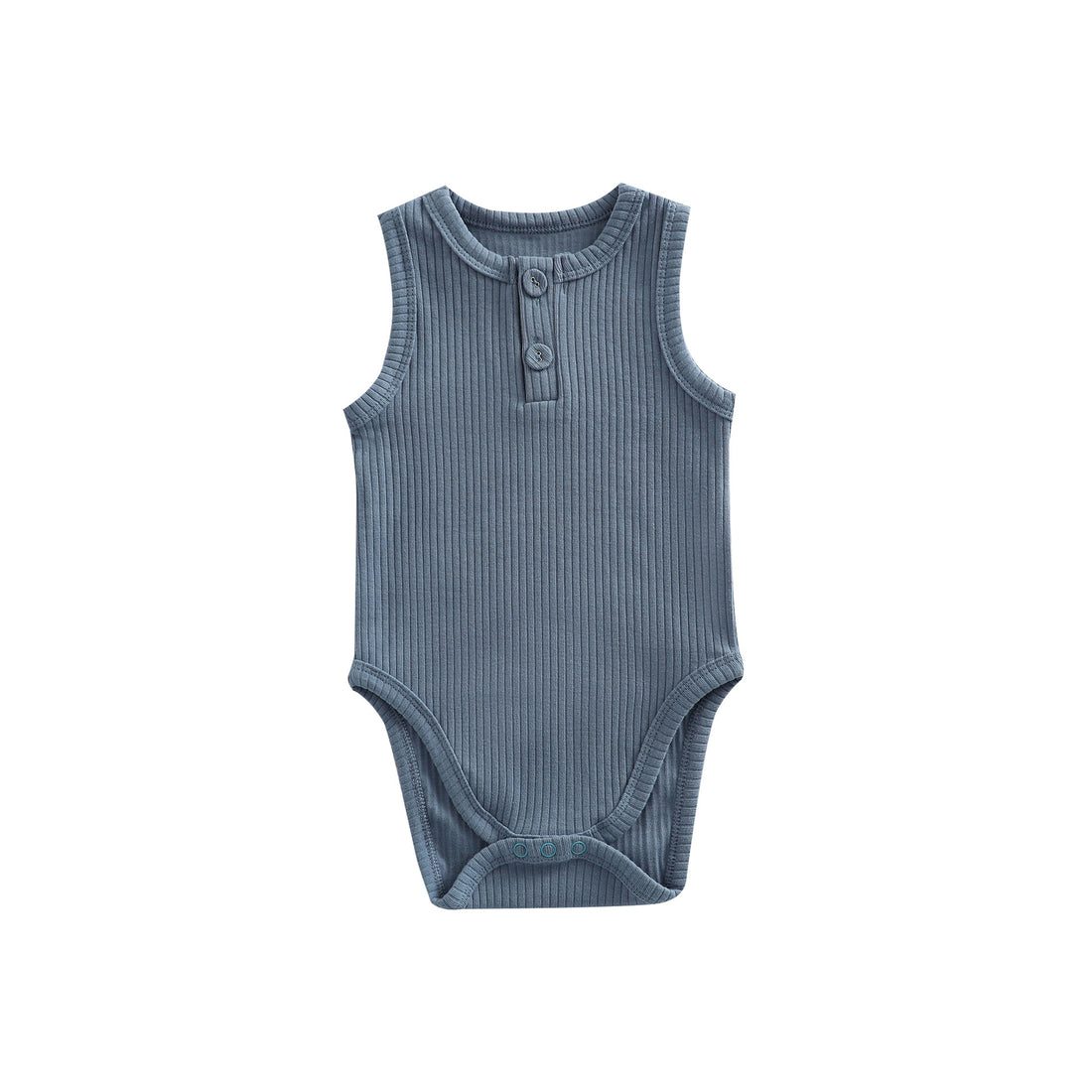Sunken Stripe Vest Baby Pure Cotton Rompers
