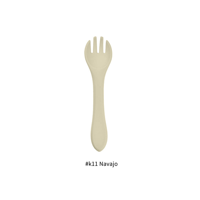 Baby Feeding Tableware Silicone Fork
