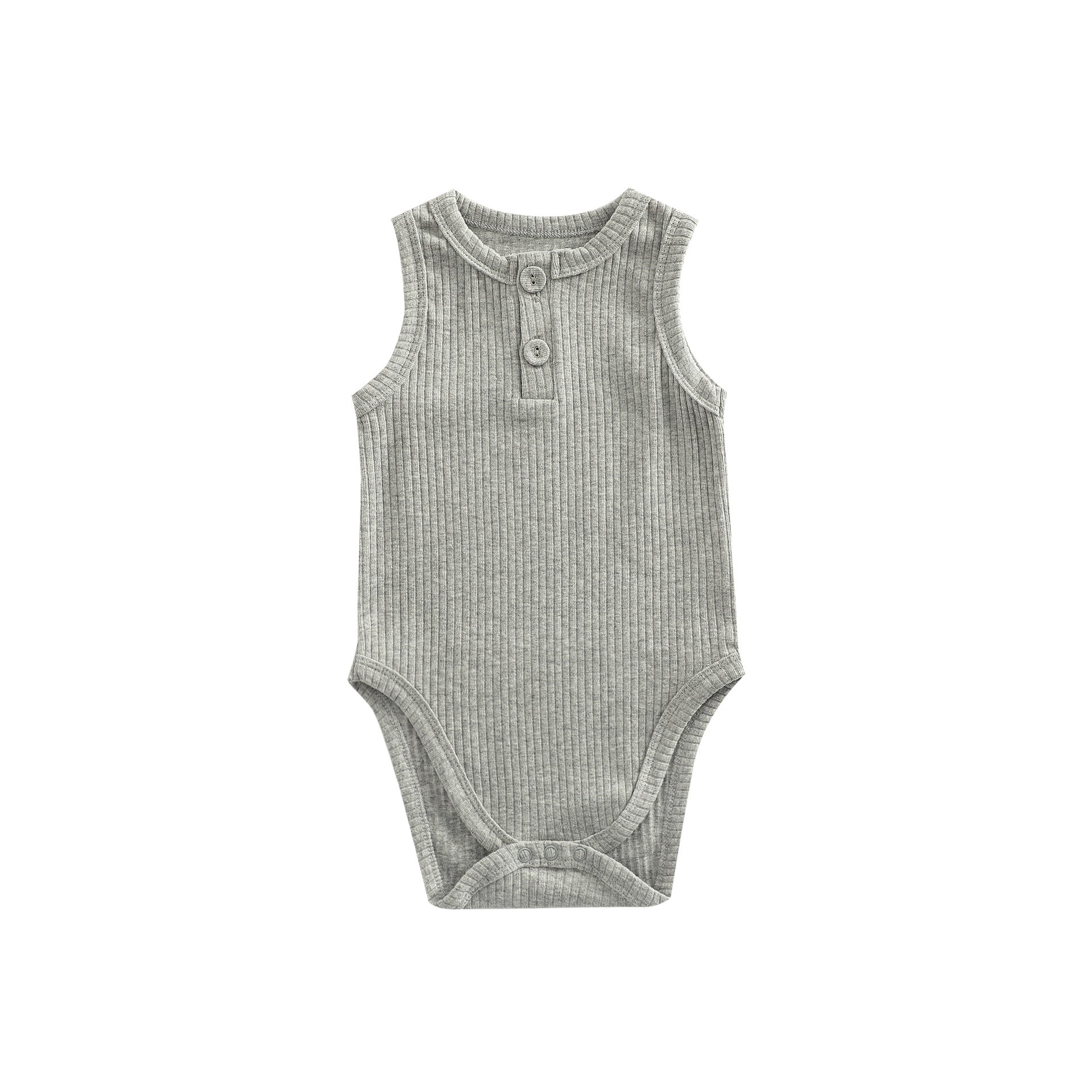 Sunken Stripe Vest Baby Pure Cotton Rompers