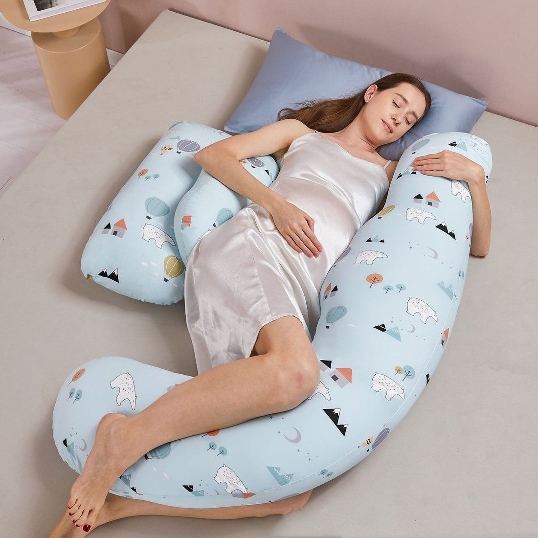 Summer Tencel Side-Sleeping Maternity Pillow
