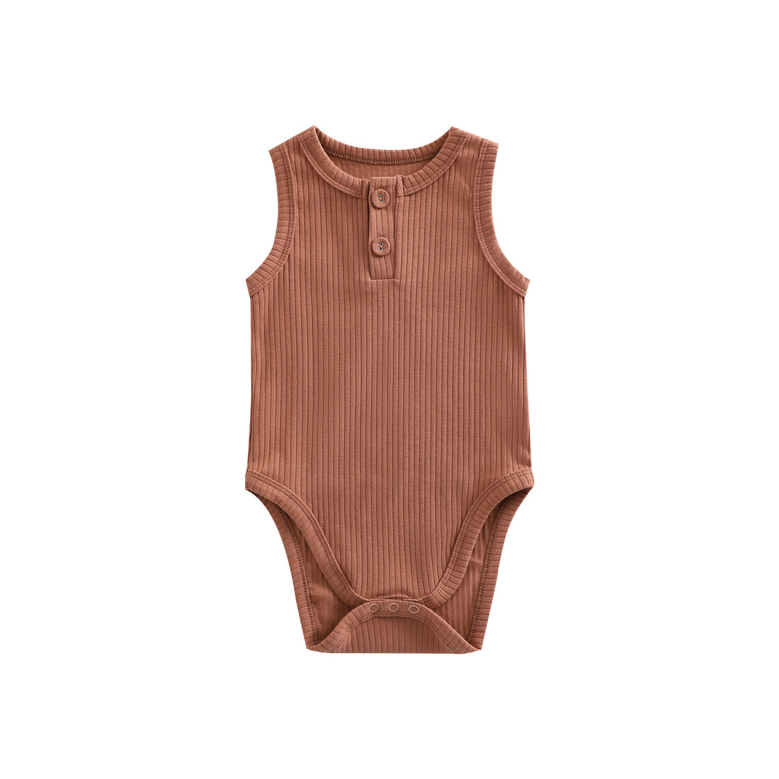 Sunken Stripe Vest Baby Pure Cotton Rompers