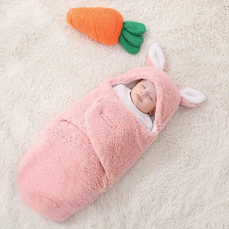 Soft Fleece Newborn Swaddle Sleeping Bag Blanket