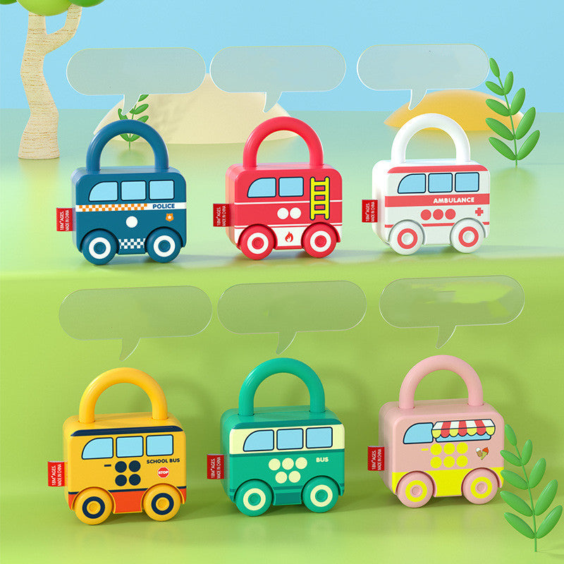 Hands-on Unlocking Cognitive Scooter Baby Educational Toys