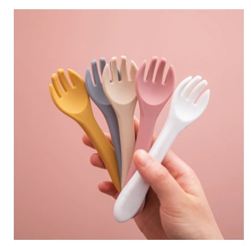 Baby Feeding Tableware Silicone Fork