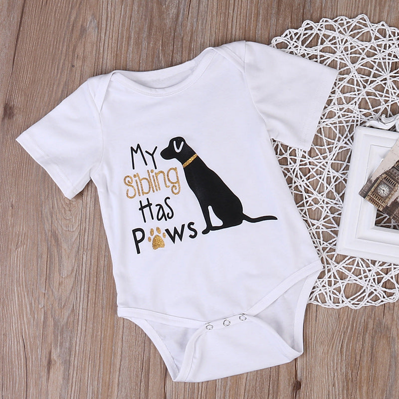 Romper Printed Baby Ins Pure Cotton