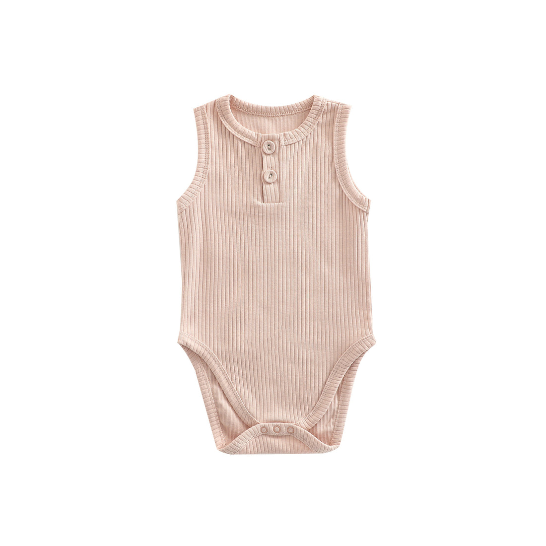 Sunken Stripe Vest Baby Pure Cotton Rompers