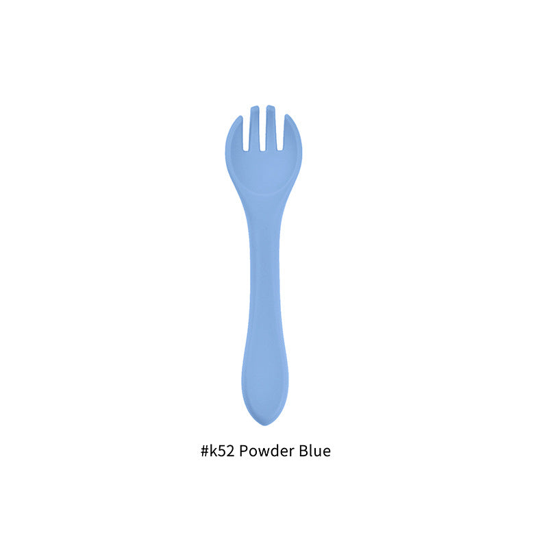 Baby Feeding Tableware Silicone Fork