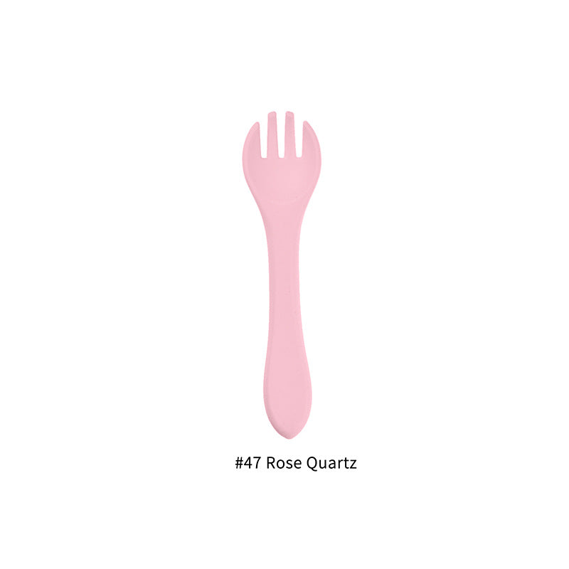Baby Feeding Tableware Silicone Fork