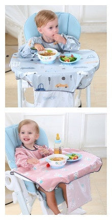 Baby Dining Chair Bib Cover Anti-Dirty Feeding Gown